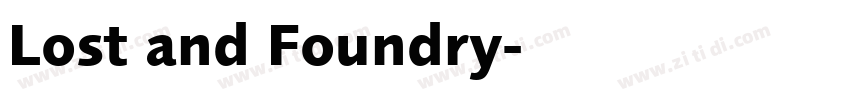 Lost and Foundry字体转换